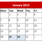 January 2013!!